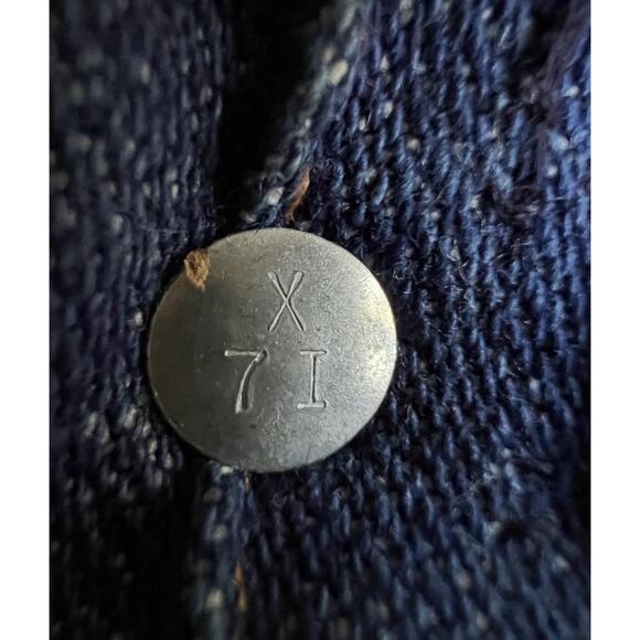 Vintage 70s S-M 28 High Rise Wrangler Jeans Blue Denim Flare USA 11/12 Jr Misses - Picture 7 of 8